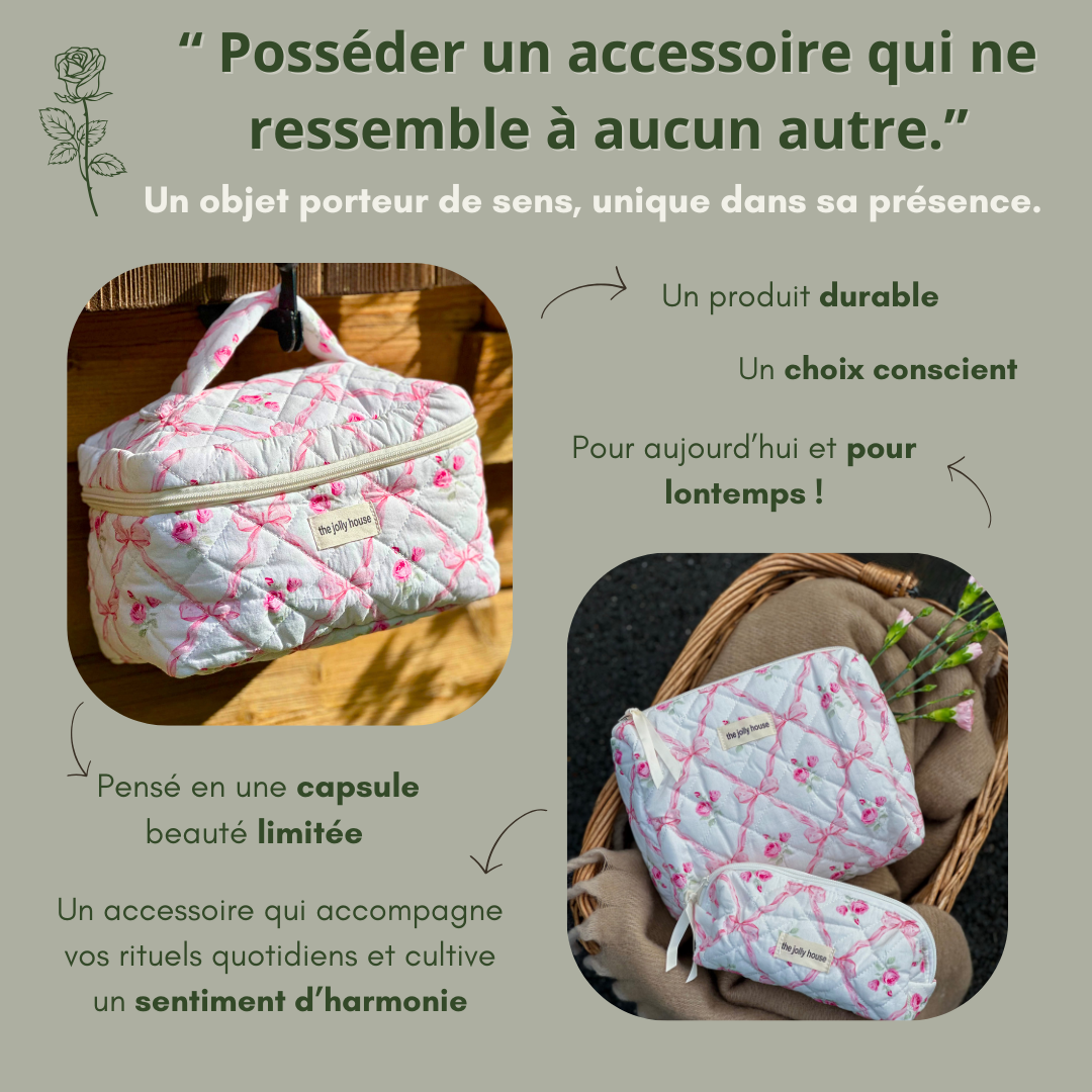 Les trousses de toilette durables